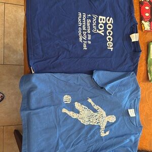 Boys soccer shirts
